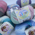 Пряжа Ализе Бэби Вул Батик ( Alize Baby Wool Batik )